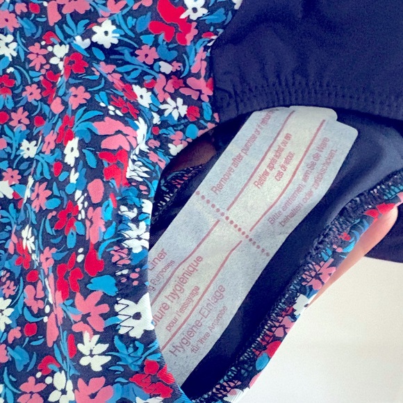 NWT Lands End X Draper James Two Piece Set Square Neck Bralette Swimsuit sz 22W - Picture 8 of 12